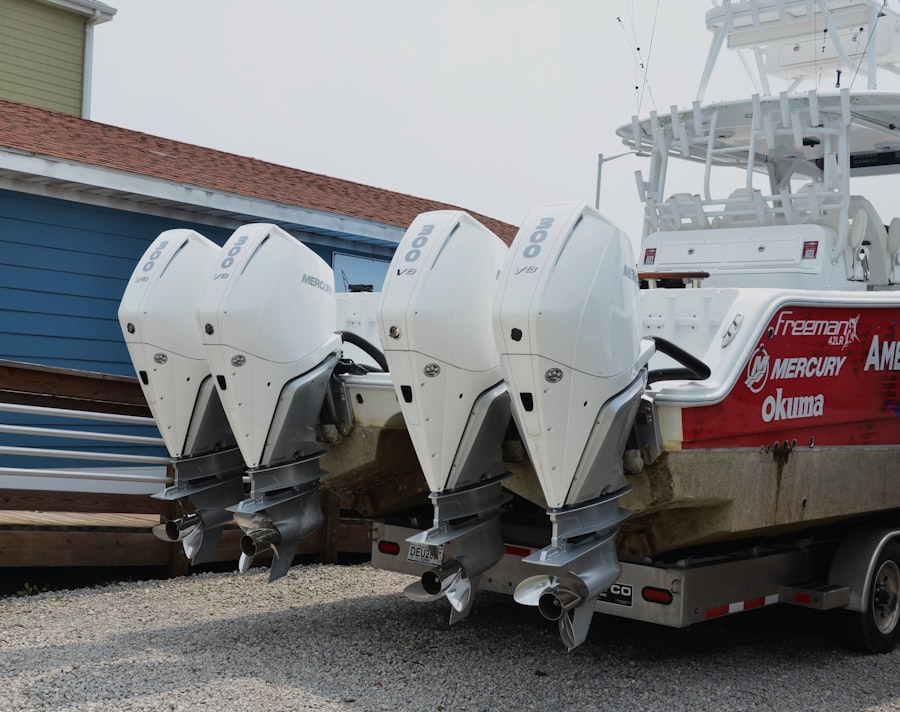 Photo boat motors